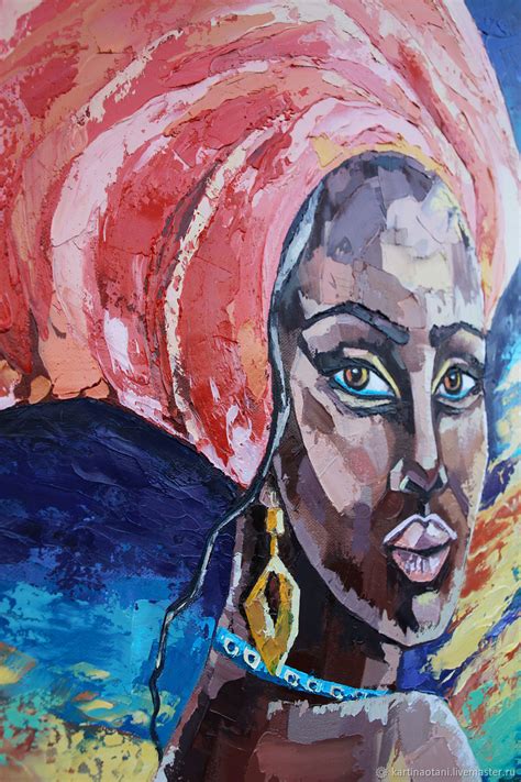 Картина Африканская женщина "Земба" Живопись маслом в интернет-магазине ...