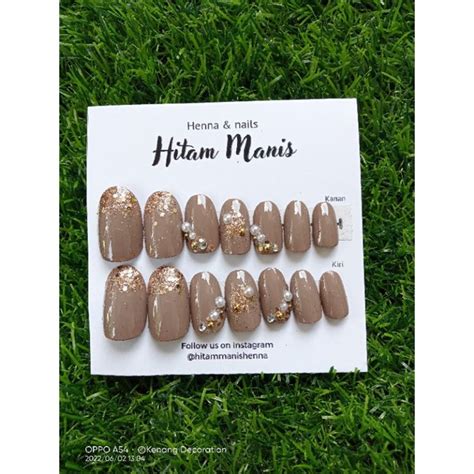 Jual Nailart Nude Nailart Wedding Nailart Murah Nailart Custom Shopee Indonesia
