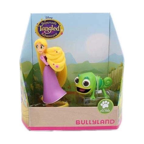 Набор фигурок Bullyland Disney Рапунцель и зеленый Паскаль uygun ...