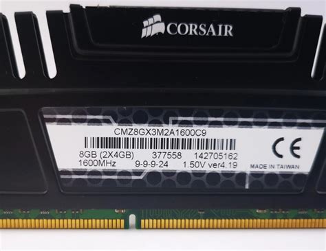 Оперативная память Corsair Vengeance DDR3 4Gb 1600MHz PC3-12800 ...