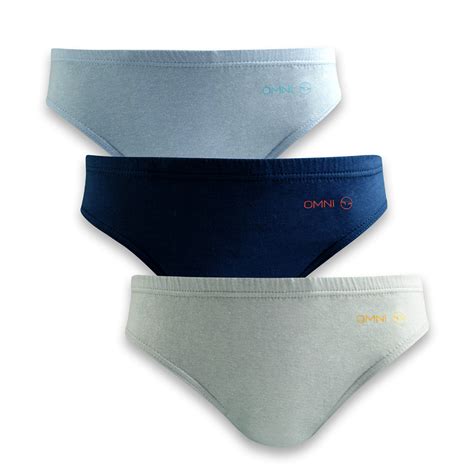OMNI By SO EN Men S 3in1 OMNICS Collection Cotton Bikini Inside Briefs Shopee Philippines