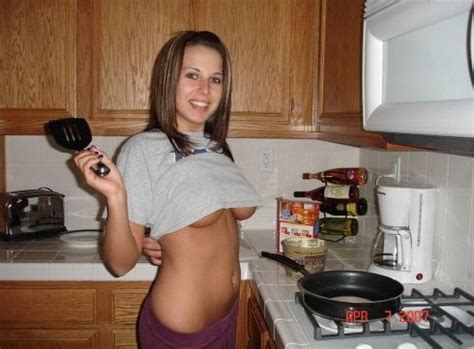 Making You Pancakes With A Side Of Underboob Porn Pic