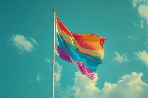 Symbol Of Lesbian Gay Bisexual And Transgender Community With Progress Pride Flag New Design Of