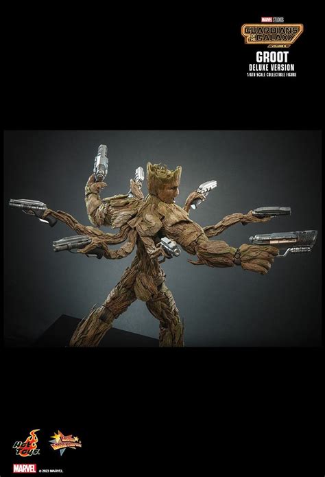 Hot Toys銀河守護隊 樹人 格魯特 Groot 收藏級人偶電影劇透Deluxe 豪華版超多配件預視Cosbaby Groot 飛行戰鬥人偶率先睇 HobbyDigi