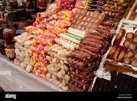 Colombian Candy Stall Stock Photo Alamy