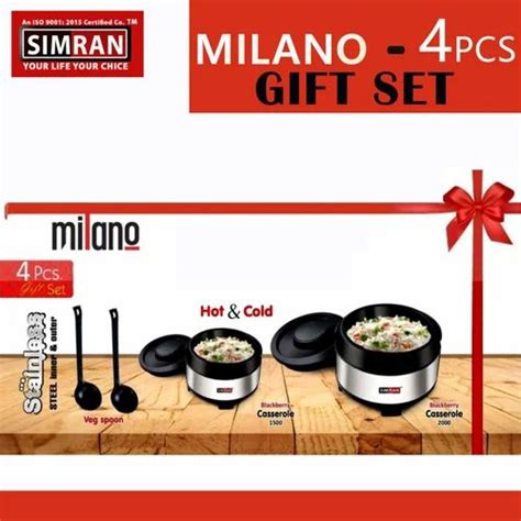 2 Pieces Round Steel Hot Pot Gift Sets For Home At Rs 620 Set In