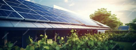Premium Photo Solar Harmony Green Energy Concept Featuring Outdoor
