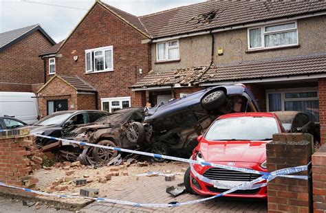 The Dramatic Aftermath Of Slough Police Chase Crash In Pictures