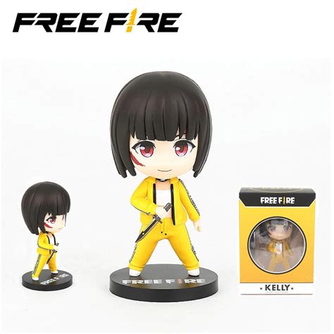 Brinquedo Do Free Fire - Action Figure Free Fire Kelly Versão Q 10cm Mini Brinquedo Fofo ...