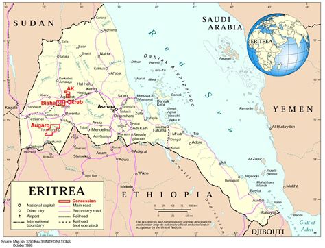Eritrea Map