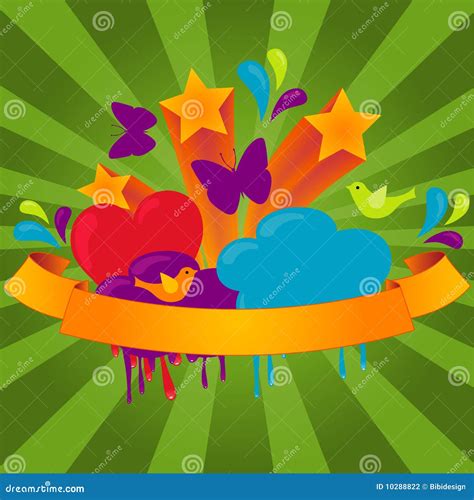 Funky Banner Stock Vector Illustration Of Concept Label 10288822