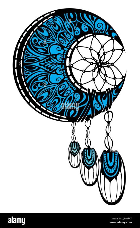 Dreamcatcher And Feather Isolated On White Background Native American Indian Dreamcatchermoon