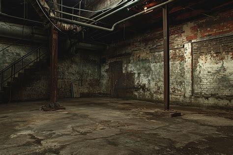 Premium Photo The Old Basement And Abandoned