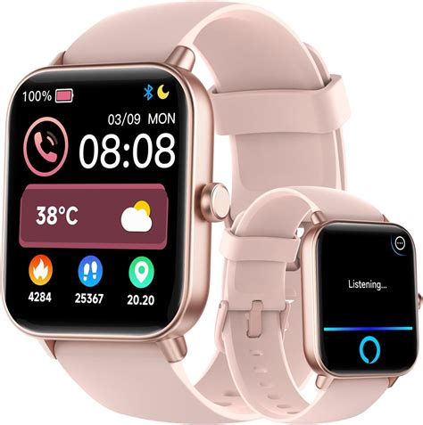 Fitpolo Montre Connectée Femme Smartwatch Bluetooth 5 0 Tracker d