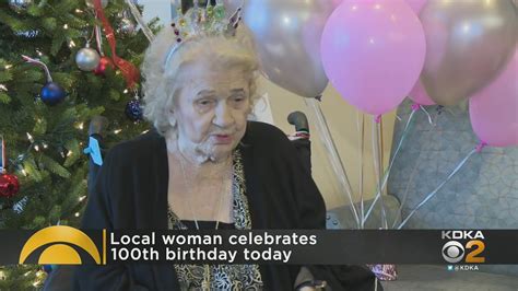 Local Woman Celebrates 100th Birthday Youtube