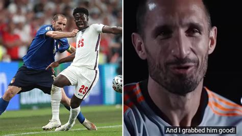 ‘i Grabbed Him Good Giorgio Chiellini Laughs As He Recalls Shirt