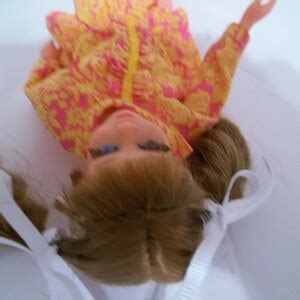 Sausage Curl Skipper Tnt Bend Leg Brunette Hair Mattel Dress Chilly Chums Doll