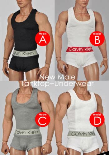 Male Tank Top Underwear GRAY For Hot Toys Phicen Figure SHIP FROM USA EBay