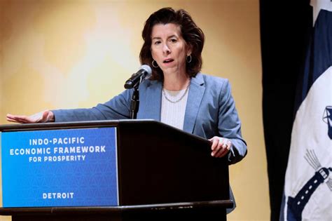 Us Commerce Secretary Gina Raimondo To Visit China Next Week For Talks