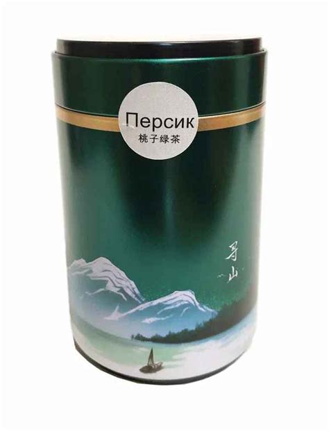 Купить Чай Чю хуа ЧЮ ХУА (8177) Зеленый порох Персик 100 гр , ж/б (30 ...