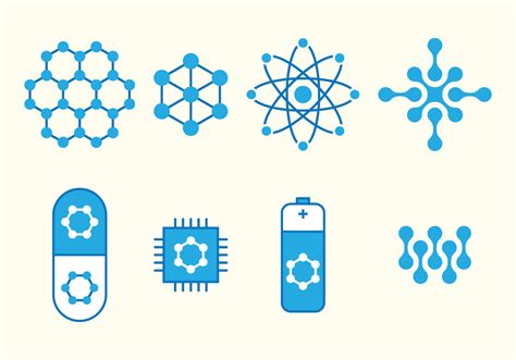 Nanotechnologie Set Icons Art Vectoriel Chez Vecteezy