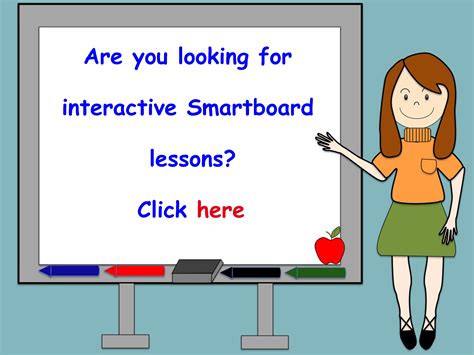 Interactive Smartboard lessons in Math, Language, Science and French
