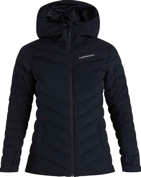 Peak Performance W Frost Ski Jacket Black Women's ski jackets : Snowleader