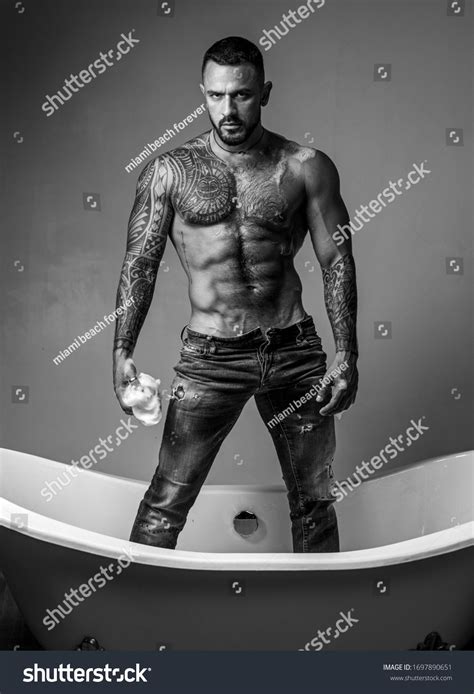 Muscular Athletic Sexy Male Naked Torso Stock Photo 1697890651 Shutterstock