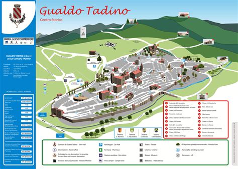 La mappa della città Associazione Turistica Pro Tadino