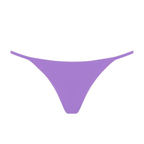 Light Purple String Bikini Bikini Bottoms