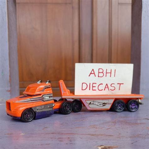 Jual Hot Wheels Trailer Hitch N Haul Oren Loose Mulus Hotwheels Towing Hitch N Haul Oren