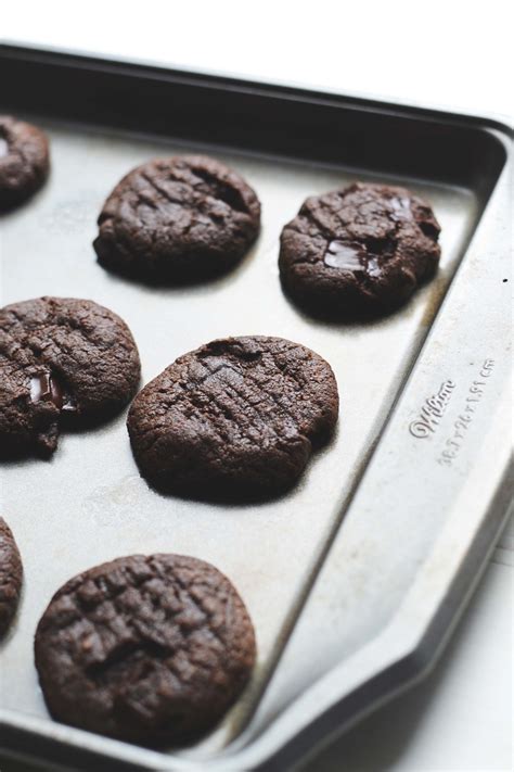 Double Chocolate Chunk Almond Butter Cookies {grain Free}