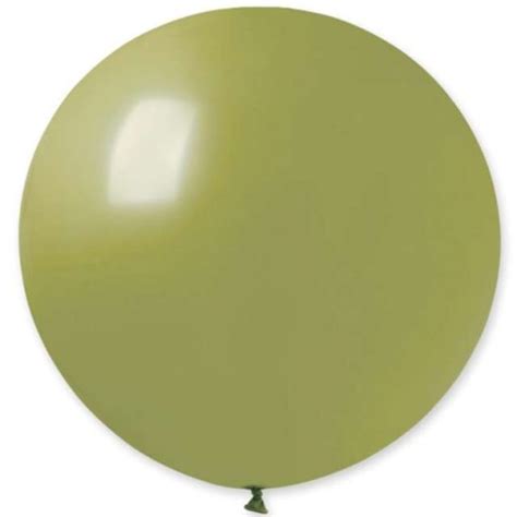 Balon Oliwkowy G Pastel Kula Olbrzym Cm Allegro Pl