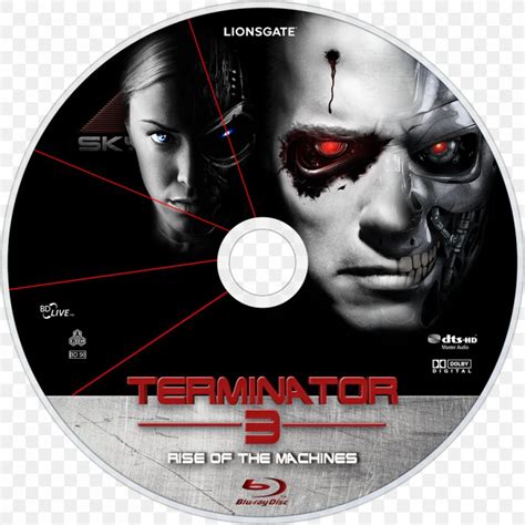 Terminator Rise Of The Machines Blu Ray Disc Dvd John Connor Png