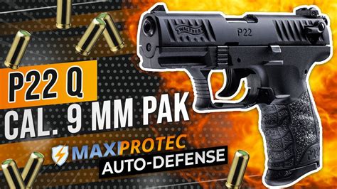 Pistolet Walther P22 Q Noir Cal 9mm Umarex YouTube