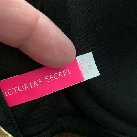 Victoria S Secret Swim Victorias Secret Bikini Top C Black Metallic Gold Straps And Studs
