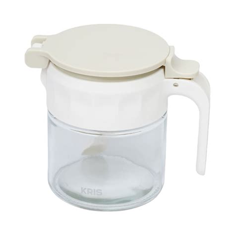 Jual Kris 350 Ml Tempat Bumbu Dapur Flip Airtight Putih Ivory Terbaru