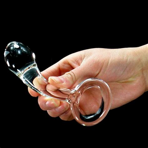 Glass Dildo Butt Anal Plug G Spot O Ring Sex Toys Massager Bondage For Women Sm Ebay
