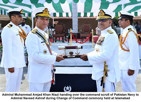 admiral naveed ashraf takes charge   naval chief daily  spokesman