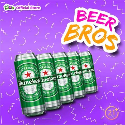 Jual Heineken Beer Bir Can Ml Kaleng Di Seller Beer Bros