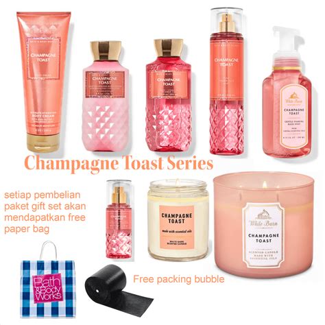 Jual Bbw Champagne Toast Series Body Mist Lotion Cream Body