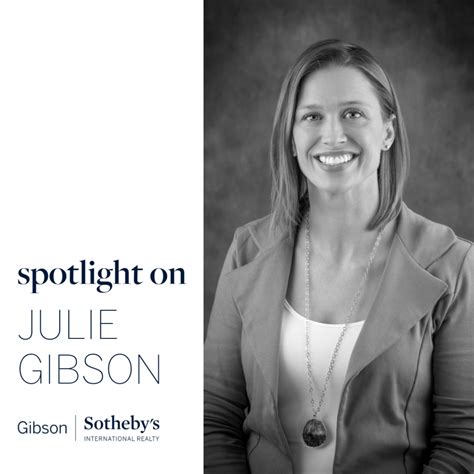 Agent Spotlight Julie Gibson Gibson Sothebys International Realty