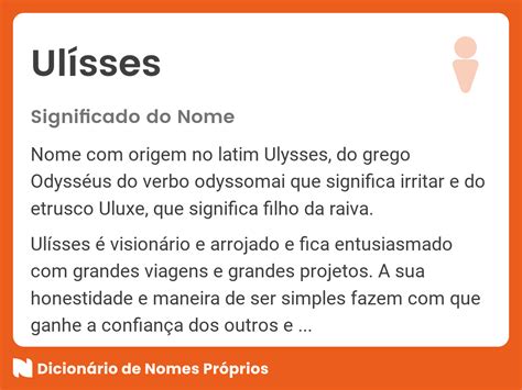 Significado Do Nome Ulisses