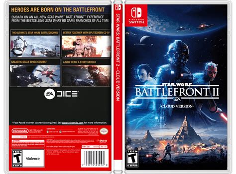 Custom Box Art For The Idea Of A Star Wars Battlefront 2 Cloud Version On Switch R