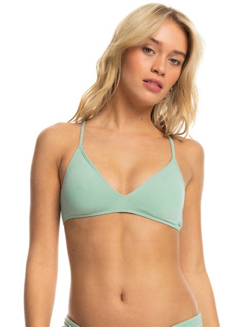 Roxy Beach Classics Athletic Triangle Bikini Top Ebay