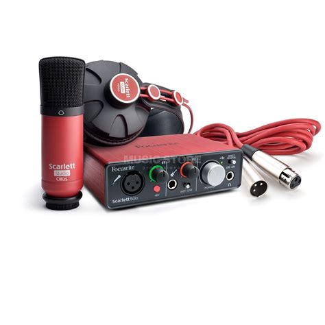 Focusrite Scarlett Solo Studio Pack Recording Bundle | MUSIC STORE ...