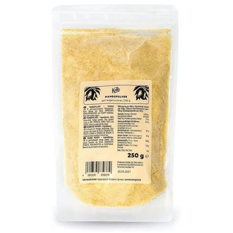 KoRo Mango Liofilizado en Polvo 250 g Piccantino Tienda Online España