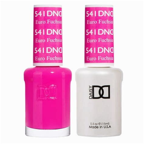 Dnd Nail Polish Gel And Matching Lacquer Set Duo 541 Euro Fuchsia