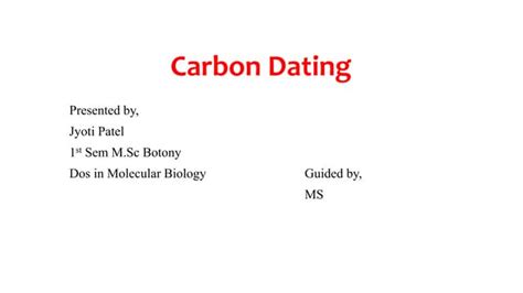 Carbon Dating-1.pptx