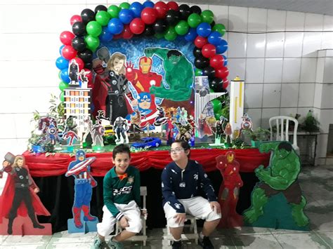 Atelier Artefolia Decora O De Festa Infantil Vingadores